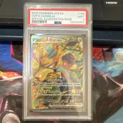 Pokemon Hop's Zacian ex Journey Together Special Illustration 186/159 Holo PSA 9 - Image 1