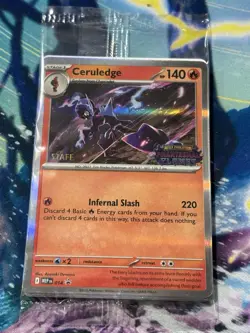 Pokemon - 1x Set of Phantasmal Flames STAFF Prerelease Promos Sealed NM - Image 1
