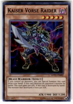 Kaiser Vorse Raider - MVP1-EN002 - Ultra Rare - Unlimited Edition - Image 1