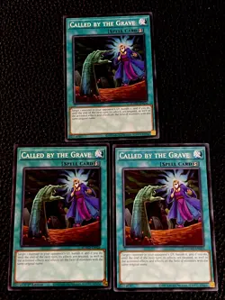 Called By The Grave (X3) SDWD-EN025 Yugioh 1st Edition (New) - Image 1