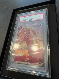 PSA 10 Nami OP01-016 R Exclusive 1st Anniversary Alt Art ONE PIECE Card Chinese - Image 2