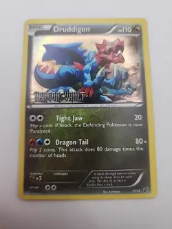 Druddigon 17/20 Promo Blister Exclusives Stamped Dragon Vault Pokemon Card - Image 1