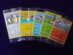 Pokemon Futsal On The Ball Football set, 5 Promo cards all Sealed - Image 1