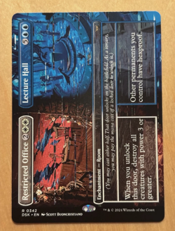 Magic MTG Restricted Office / Lecture Hall Borderless Duskmourn House of Horror - Image 1