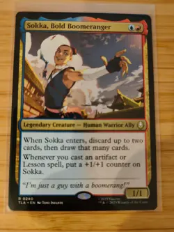 MTG Sokka, Bold Boomeranger 0240 Avatar: The Last Airbender M/NM Free UK P&P - Image 1