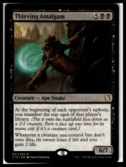 Commander 2019 #21 Thieving Amalgam MTG - Image 1