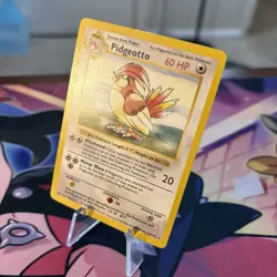 Pokemon Card - Pidgeotto Base Set (Shadowless) 22/102 Rare! NM CLEAN! FastShip! - Image 4