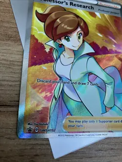 Pokemon Card Professor's Research Professor Juniper Swsh152 Black Star Promo NM - Image 2