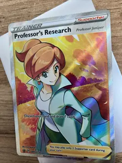 Pokemon Card Professor's Research Professor Juniper Swsh152 Black Star Promo NM - Image 5