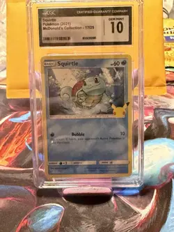 CGC 10 Gem Mint - Squirtle 17/25 - McDonalds 2021 Promo - English Pokemon TCG - Image 1