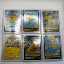 Pokemon Celebrations Pikachu Lot (6) – Flying VMAX, Surfing & Pikachu V - Image 1