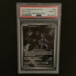 2023 Pokemon SVP EN Mewtwo #052 Promo 151 Ultra Premium Collection PSA 10 - Image 1