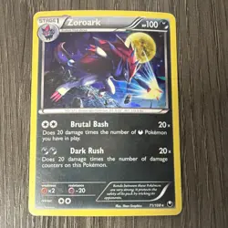 Pokemon Zoroark Cracked Ice Holo Deck Exclusives Stage 1 HP100 071/108 - Image 1
