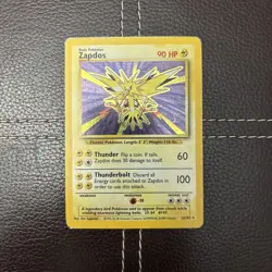 Pokemon TCG - Zapdos - 16/102 - Unlimited Base Set - PL Holo Rare (1999) - Image 1