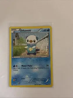 Pokemon TCG Oshawott Mcdonald's 2011 4/12 Holo Promo - Image 1