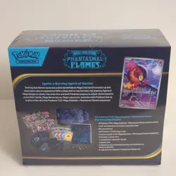 Pokemon Elite Trainer Box Mega Evolution Phantasmal Flames 9 Boosters 65 Sleeves - Image 2
