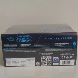 Pokemon Elite Trainer Box Mega Evolution Phantasmal Flames 9 Boosters 65 Sleeves - Image 3