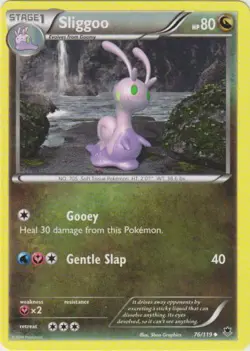 Pokemon - Sliggoo - 76/119 - Uncommon - XY - Phantom Forces - NM - Image 1