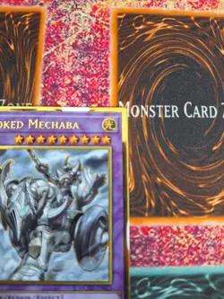 Yu-Gi-Oh! TCG Invoked Mechaba MGED-EN025 Premium Gold Rare 1st Edition LP - Image 3