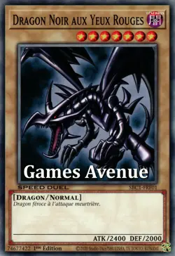 Yu-Gi-Oh ! Dragon Noir Aux yeux Rouges SBC1-FRF01 VF/COMMUNE - Image 1