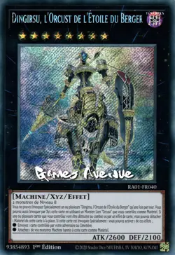 Yu-Gi-Oh ! Dingirsu, l'Orcust de l'Etoile du berger RA01-FR040 VF/SECRET - Image 1