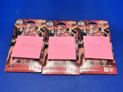 3X packs One Piece EB-03 Booster EN Optcg Weighed Pack 🔥(1x (37.70g). 2x(37.67) - Image 1