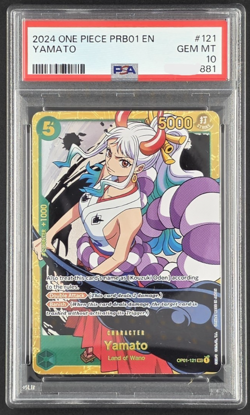 One Piece (PRB01) OP01-121 SEC Yamato PSA10 English - Image 1