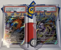 PSA 10 Charizard 212/172 Mewtwo 221/172 SAR VSTAR Universe Pokemon Card Japanese - Image 2