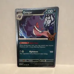 Gengar 130 HP 057/091 Trick or Trade Cosmos Holo Pokemon TCG Card - Image 1