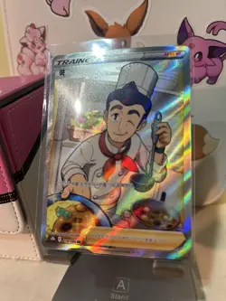 Pokemon Card Japanese Cook Trainer SR 260/184 SR VMAX Climax FULL ART HOLO MINT - Image 2
