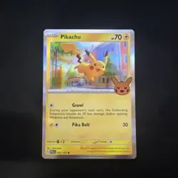 Pikachu 062/193 Holo Rare ~ Trick or Trade ~2023 Pokemon Card ~ Pack Fresh - Image 1