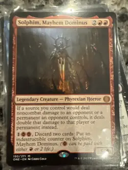 Magic: The Gathering Solphim, Mayhem Dominus Card Phyrexia: All Will Be One - Image 1