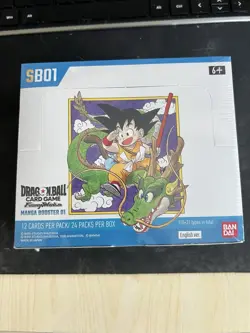 Dragon Ball Super Card Game SB01 Fusion World Manga Booster Box English SEALED - Image 1