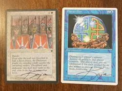 Magic The Gathering ~ SiGNED Lot of 15 Cards ~ Maddocks Foglio Poole Beard Etc - Image 2