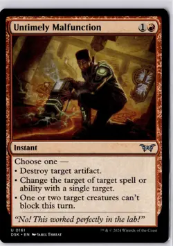 Untimely Malfunction Duskmourn: House of Horror Regular NM U 0161 - Image 1