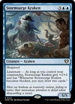 [MTG] Stormsurge Kraken (0122) (CMM) NM - Image 1