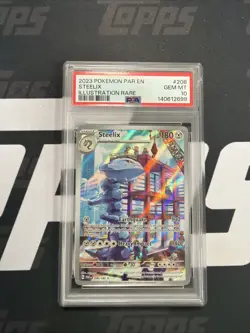 Steelix 208/182 SV04 Paradox Rift Holo Pokemon Card PSA 10 Gem Mint - Image 1