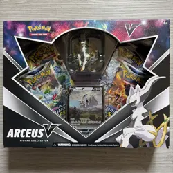 Pokemon TCG Arceus V Figure Collection Box Factory Sealed Brilliant Stars 2022 - Image 1