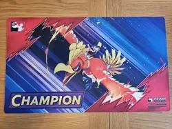 Official Pokemon TCG 2025 Cup Champion Playmat - Ethan’s Ho-Oh NEW Mat Pokemon - Image 1