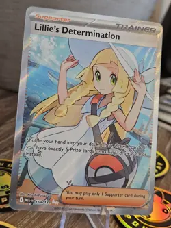 Lillie's Determination 169/132 🌟🌟 Pokemon Mega Evolution Holo Ultra Rare NM/M - Image 2