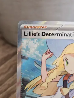 Lillie's Determination 169/132 🌟🌟 Pokemon Mega Evolution Holo Ultra Rare NM/M - Image 3