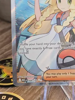 Lillie's Determination 169/132 🌟🌟 Pokemon Mega Evolution Holo Ultra Rare NM/M - Image 5