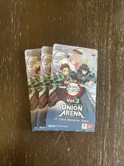 Bandai Union Arena TCG: X3 Demon Slayer Kimetsu no Yaiba Vol. 2 Booster Pack - Image 1