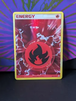 Fire Energy - 106/110 - Pokemon Ex Holon Phantoms Holo Card LP - Image 2