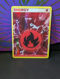 Fire Energy - 106/110 - Pokemon Ex Holon Phantoms Holo Card LP - Image 3