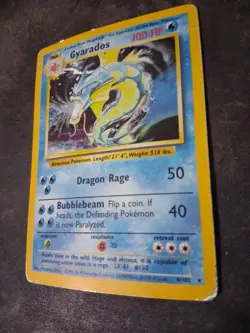 Gyarados 006/102 Base Set Holo Pokemon TCG Card - Image 3