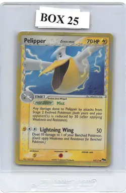 Pelipper 14/17 - Holo Common - 2007 POP Series 5 - Pokemon Card - NM/LP - Image 1