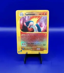 Typhlosion 65/165 Expedition E-Series Reverse Holo Rare Pokemon Card TCG MP - Image 1