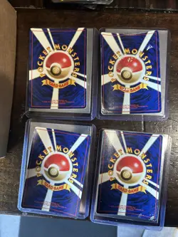 Vintage Swirl Holo Japanese Pokemon Cards Neo Genisis HP/DMG Warp - Image 4