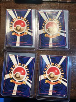 Vintage Swirl Holo Japanese Pokemon Cards Neo Genisis HP/DMG Warp - Image 5